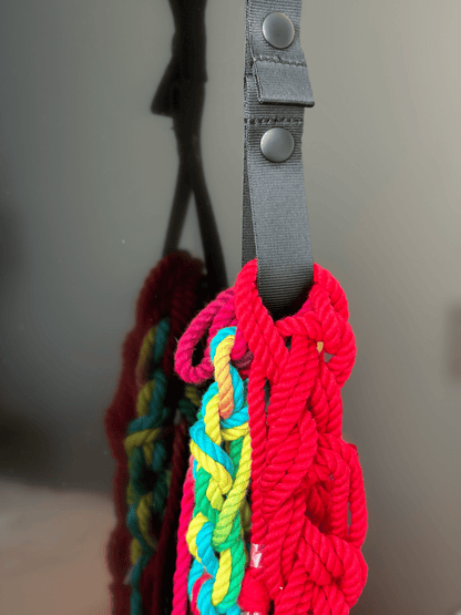 Snap-On Hanger Clips – Shibari Rope & Accessory Loops with Carabiner