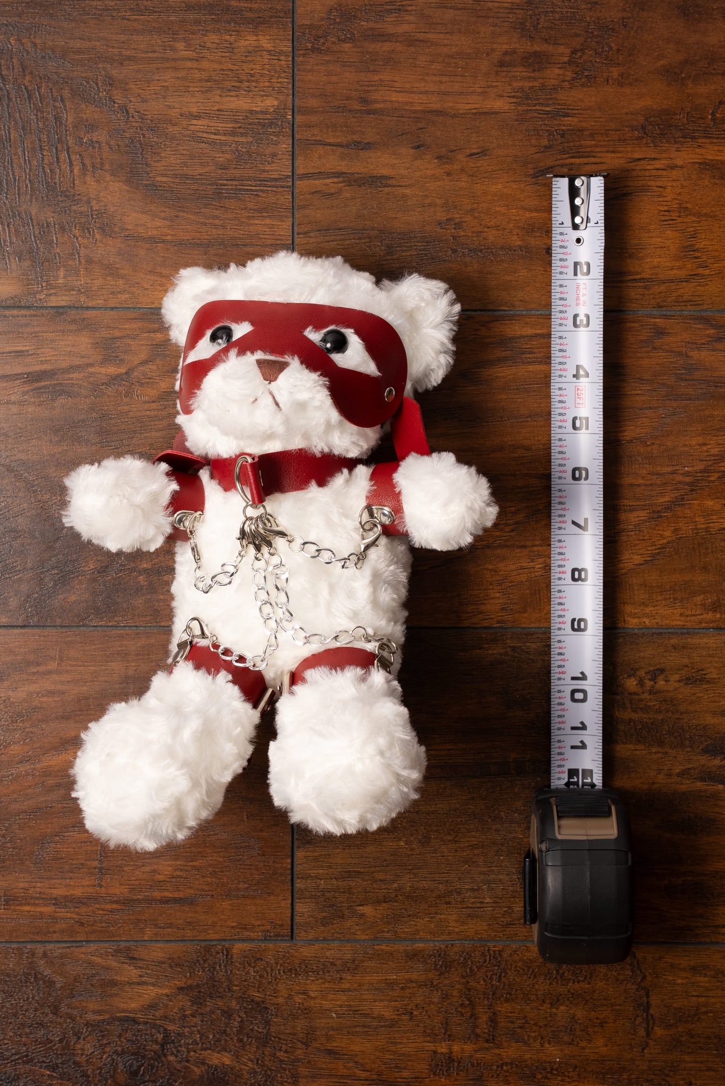 "Marshmallow": The BDSM Teddy Bear (White)
