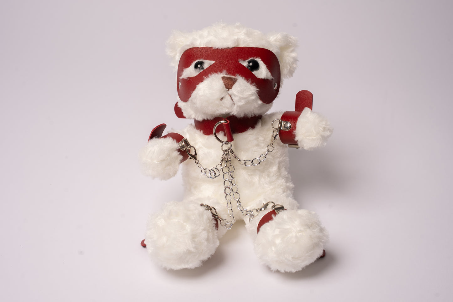 "Marshmallow": The BDSM Teddy Bear (White)