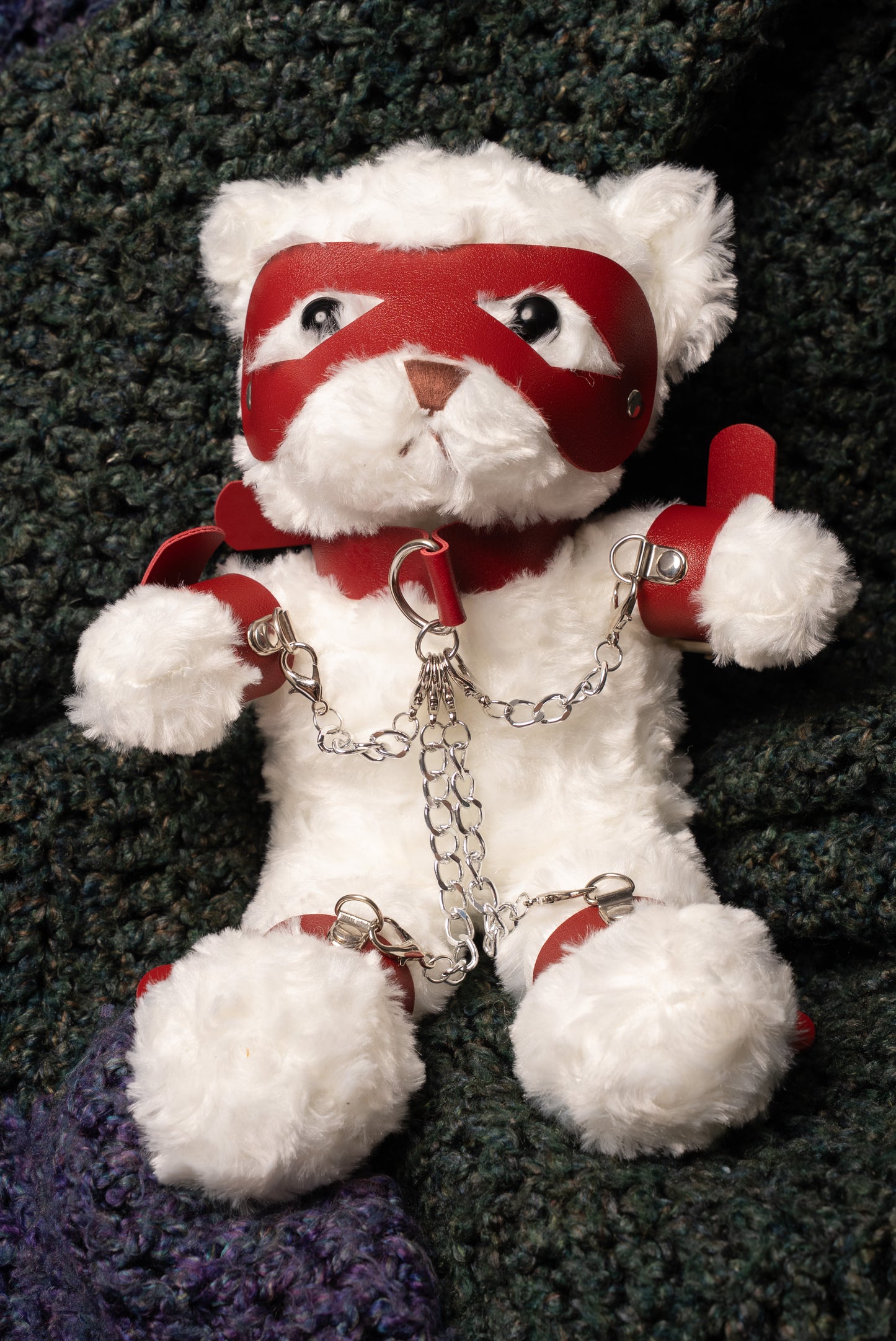 "Marshmallow": The BDSM Teddy Bear (White)