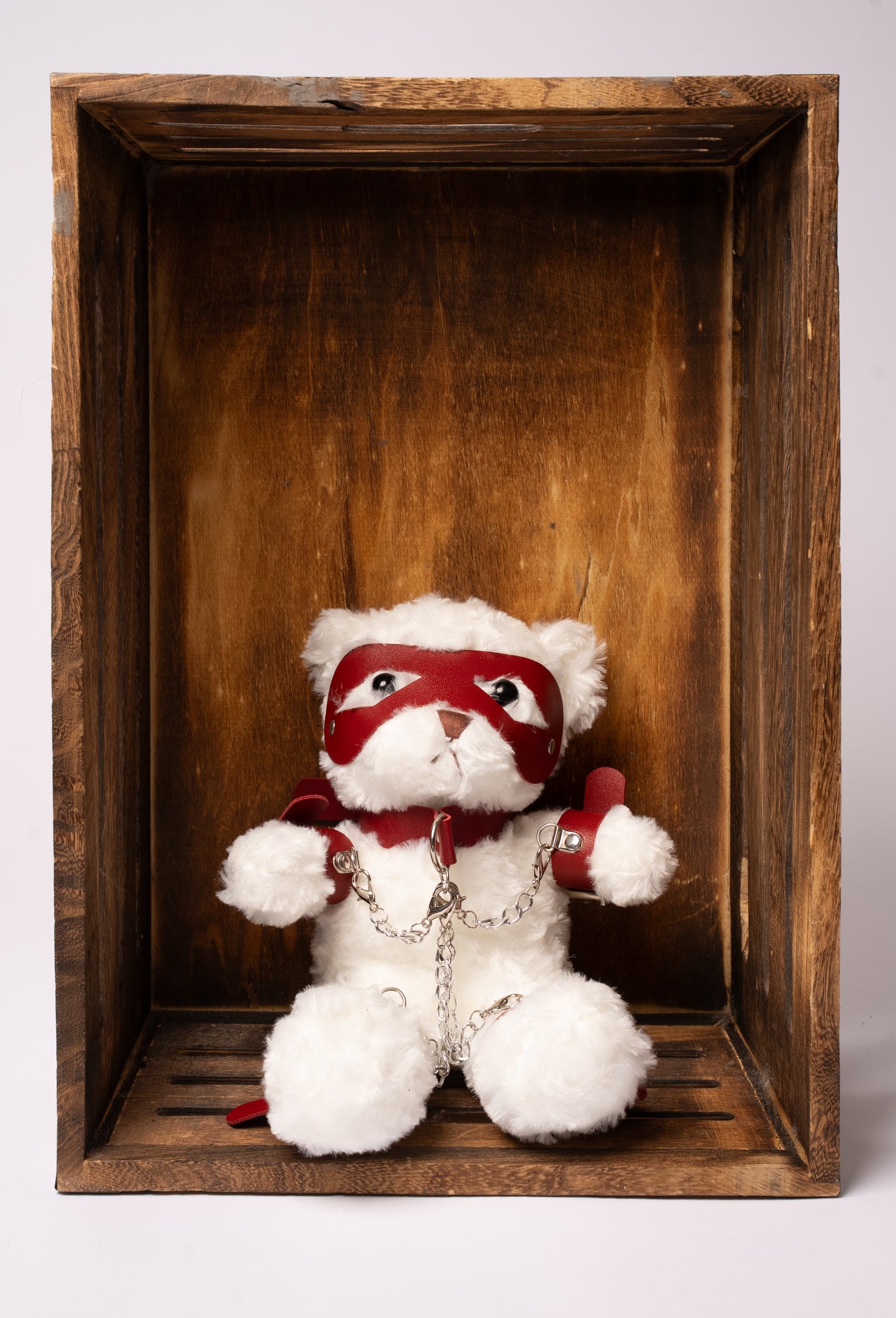 "Marshmallow": The BDSM Teddy Bear (White)