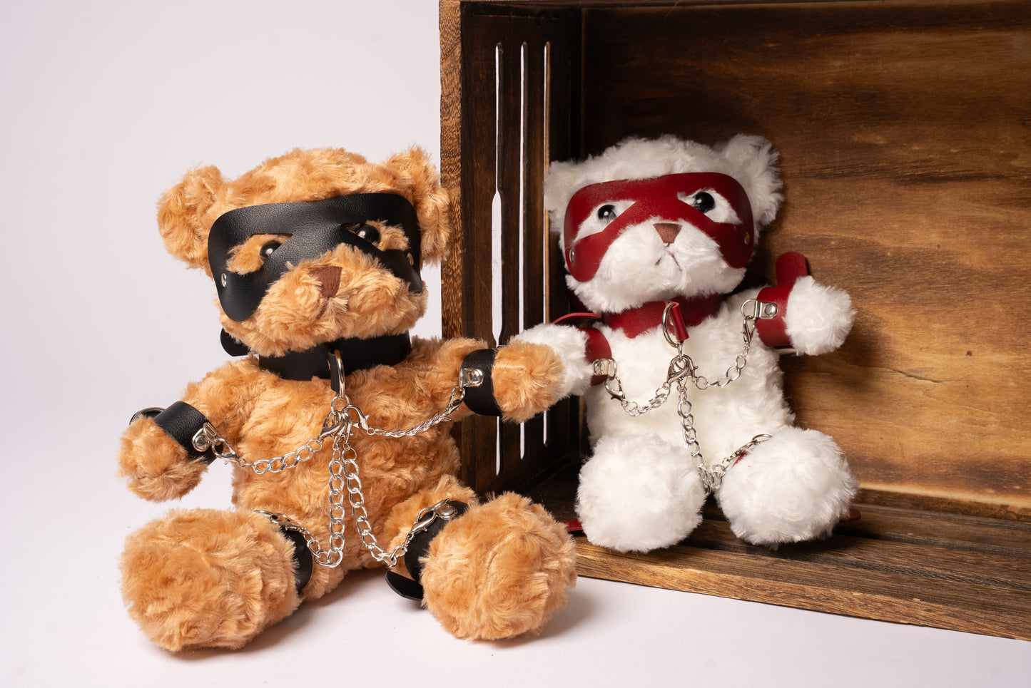"Marshmallow": The BDSM Teddy Bear (White)