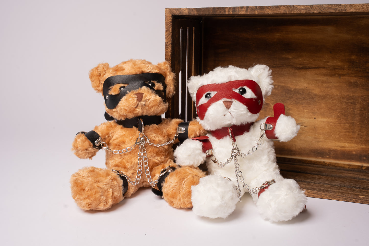 "Marshmallow": The BDSM Teddy Bear (White)