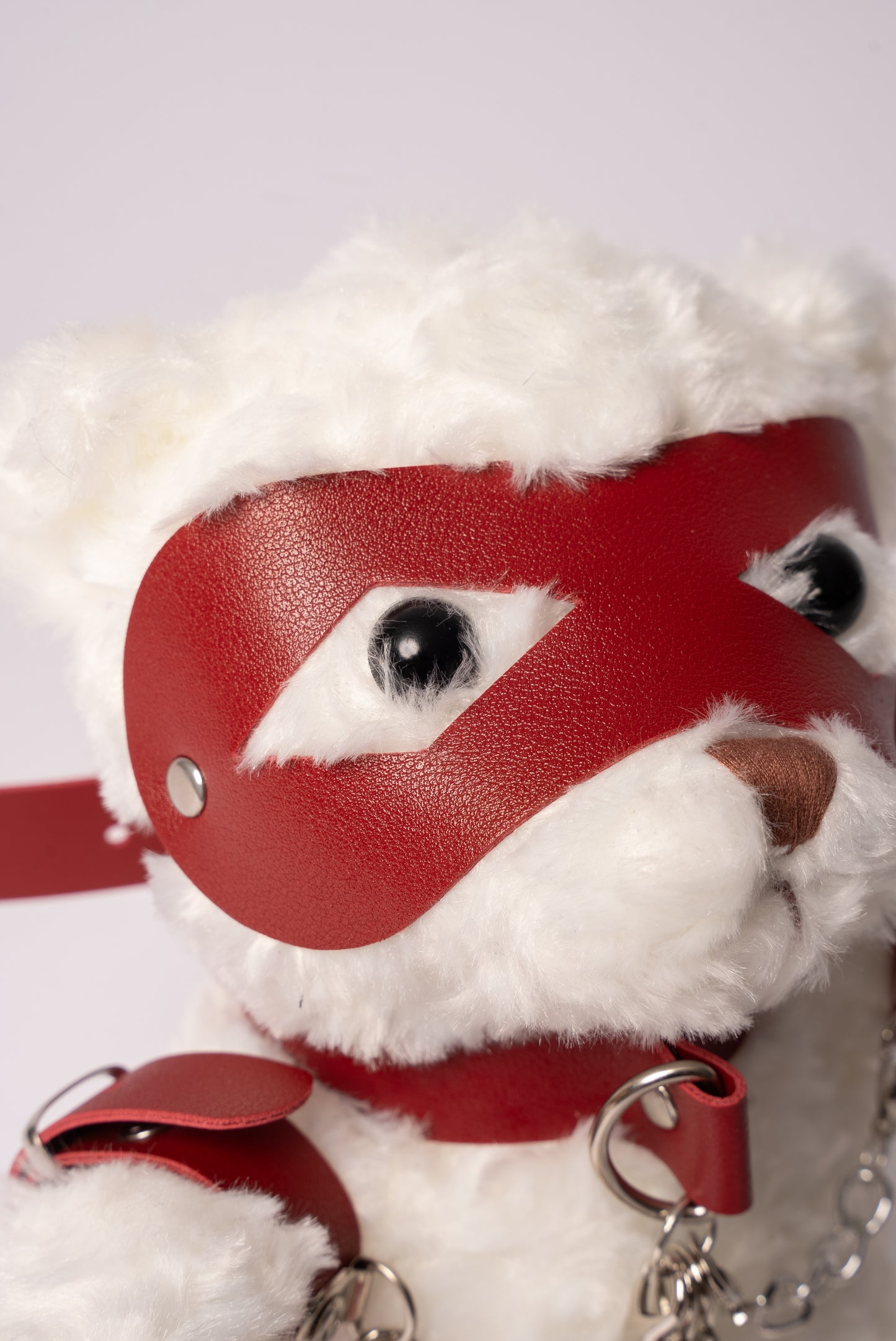 "Marshmallow": The BDSM Teddy Bear (White)