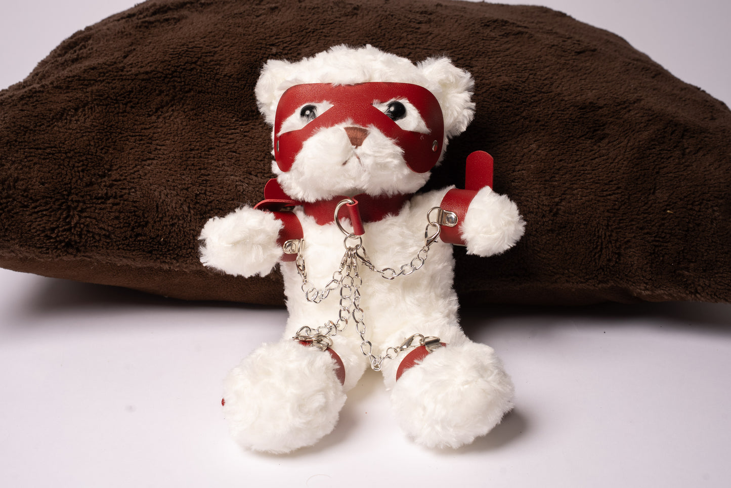 "Marshmallow": The BDSM Teddy Bear (White)