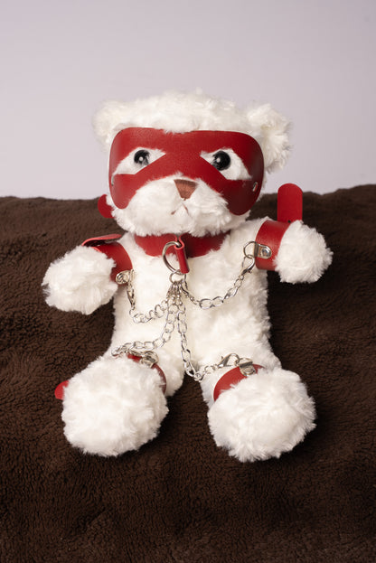 "Marshmallow": The BDSM Teddy Bear (White)