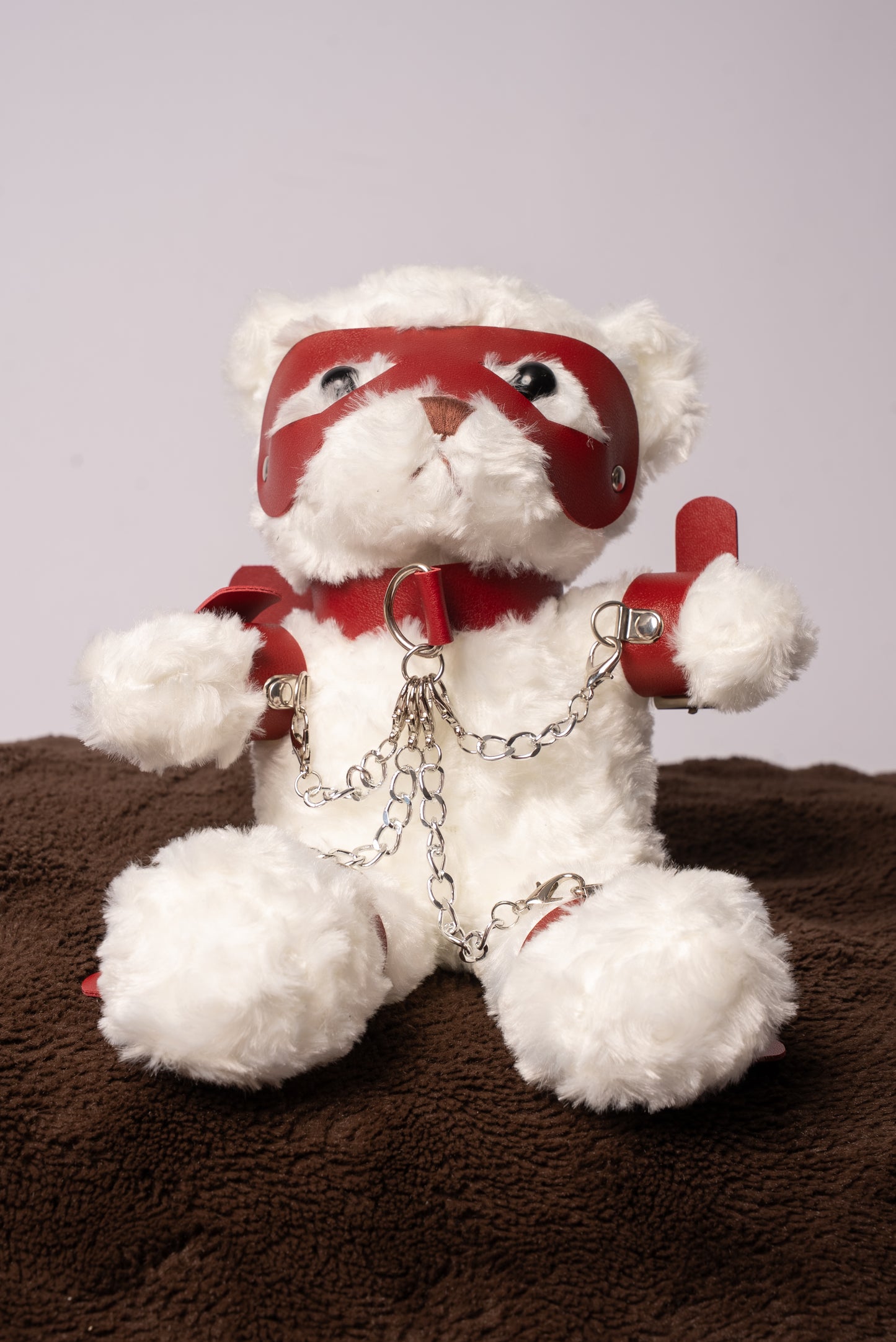 "Marshmallow": The BDSM Teddy Bear (White)