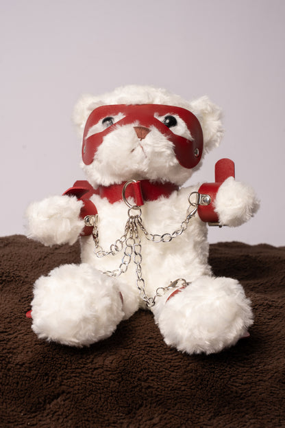 "Marshmallow": The BDSM Teddy Bear (White)