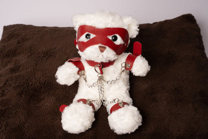 "Marshmallow": The BDSM Teddy Bear (White)