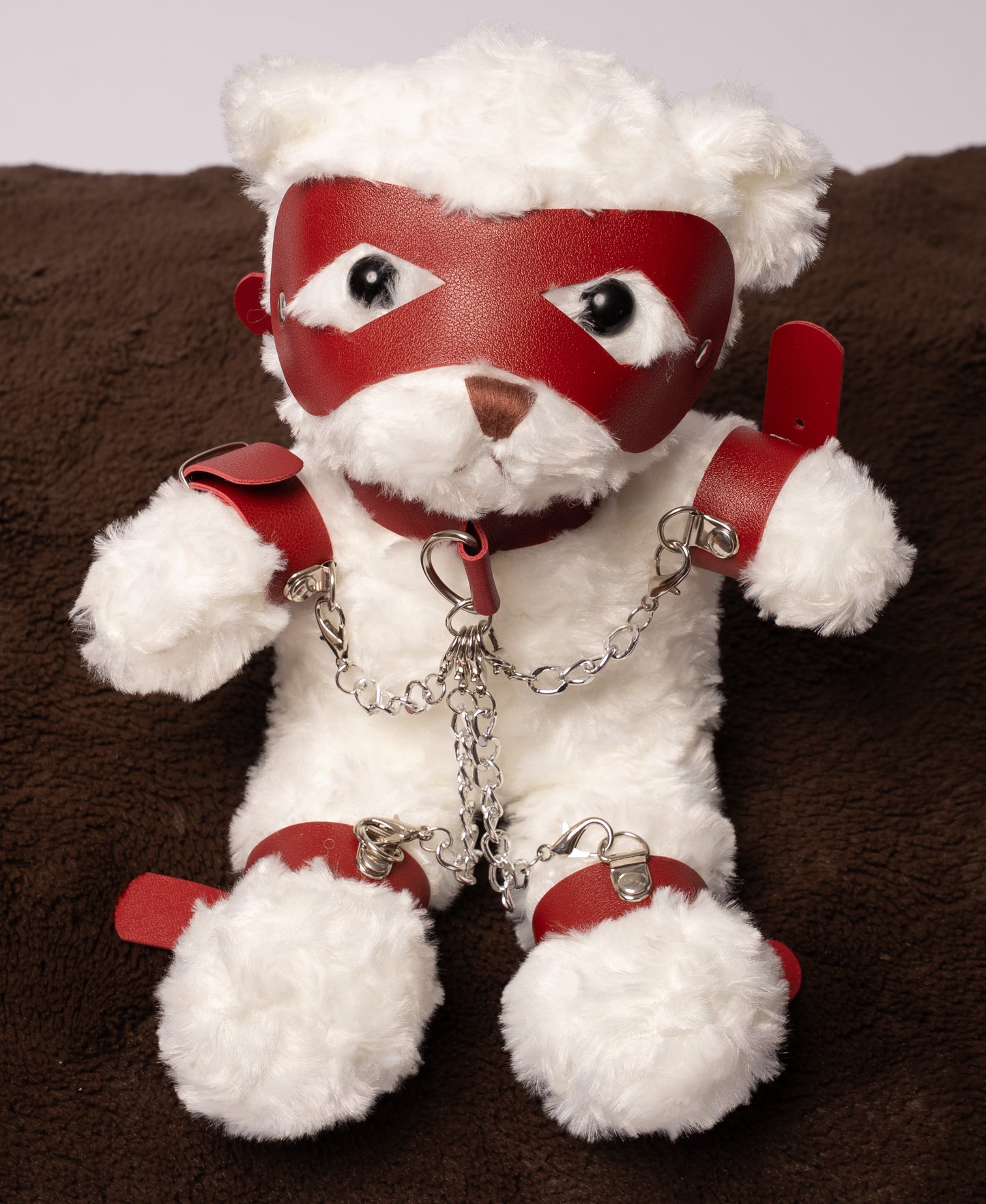 "Marshmallow": The BDSM Teddy Bear (White)