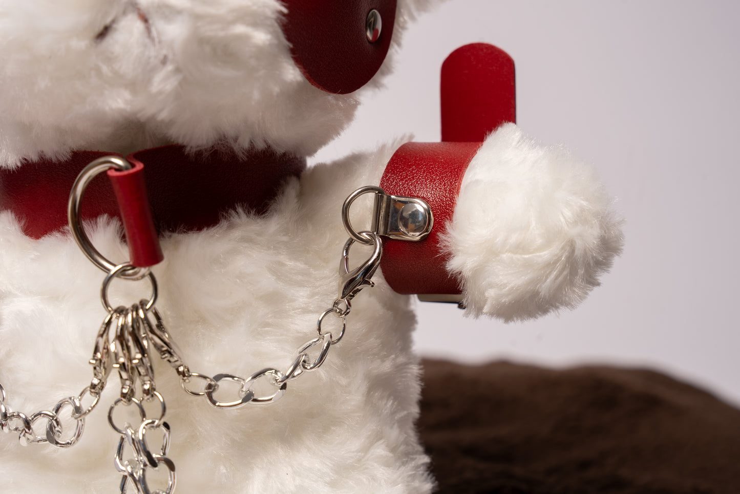 "Marshmallow": The BDSM Teddy Bear (White)