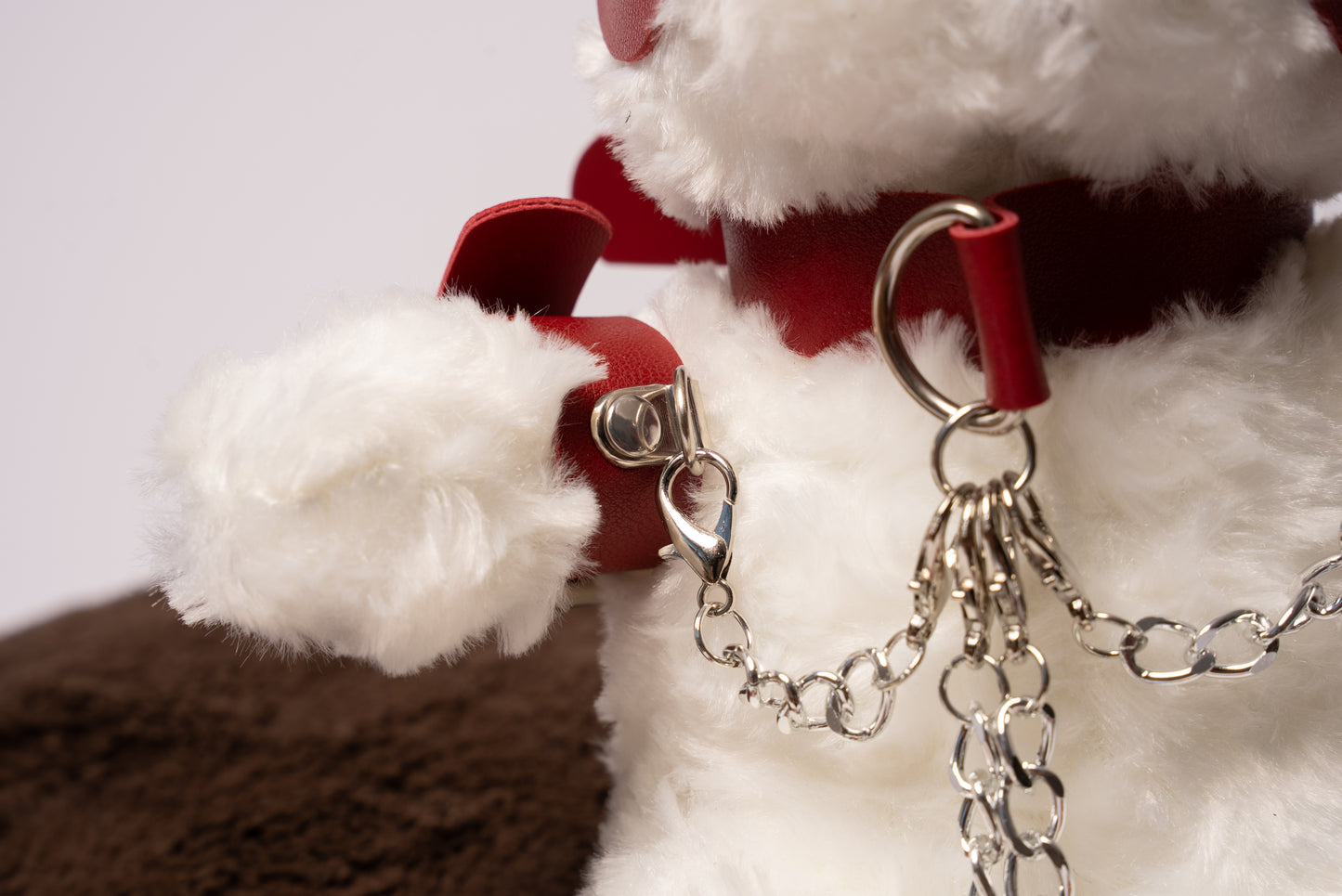 "Marshmallow": The BDSM Teddy Bear (White)