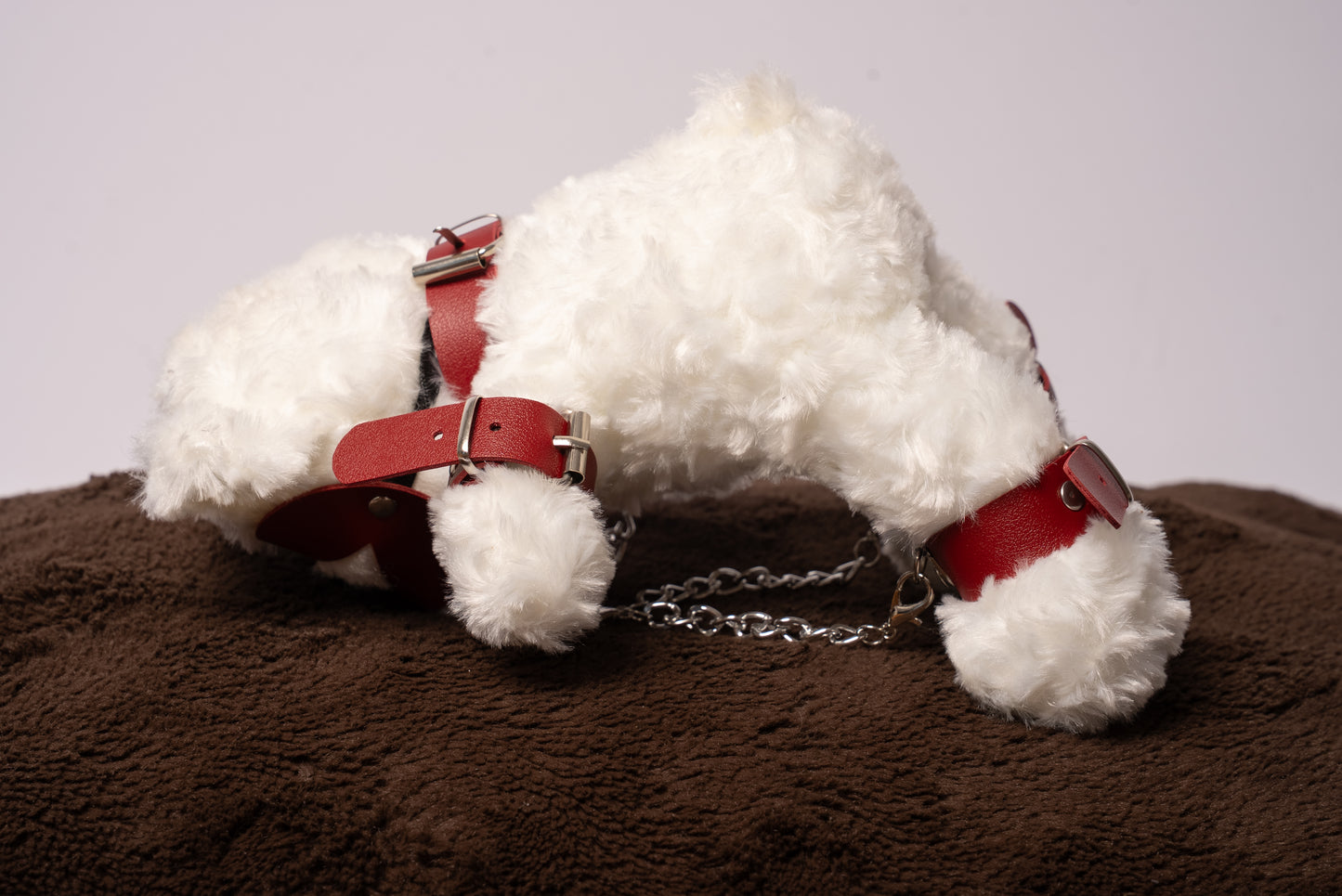 "Marshmallow": The BDSM Teddy Bear (White)