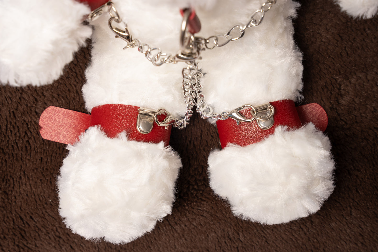 "Marshmallow": The BDSM Teddy Bear (White)