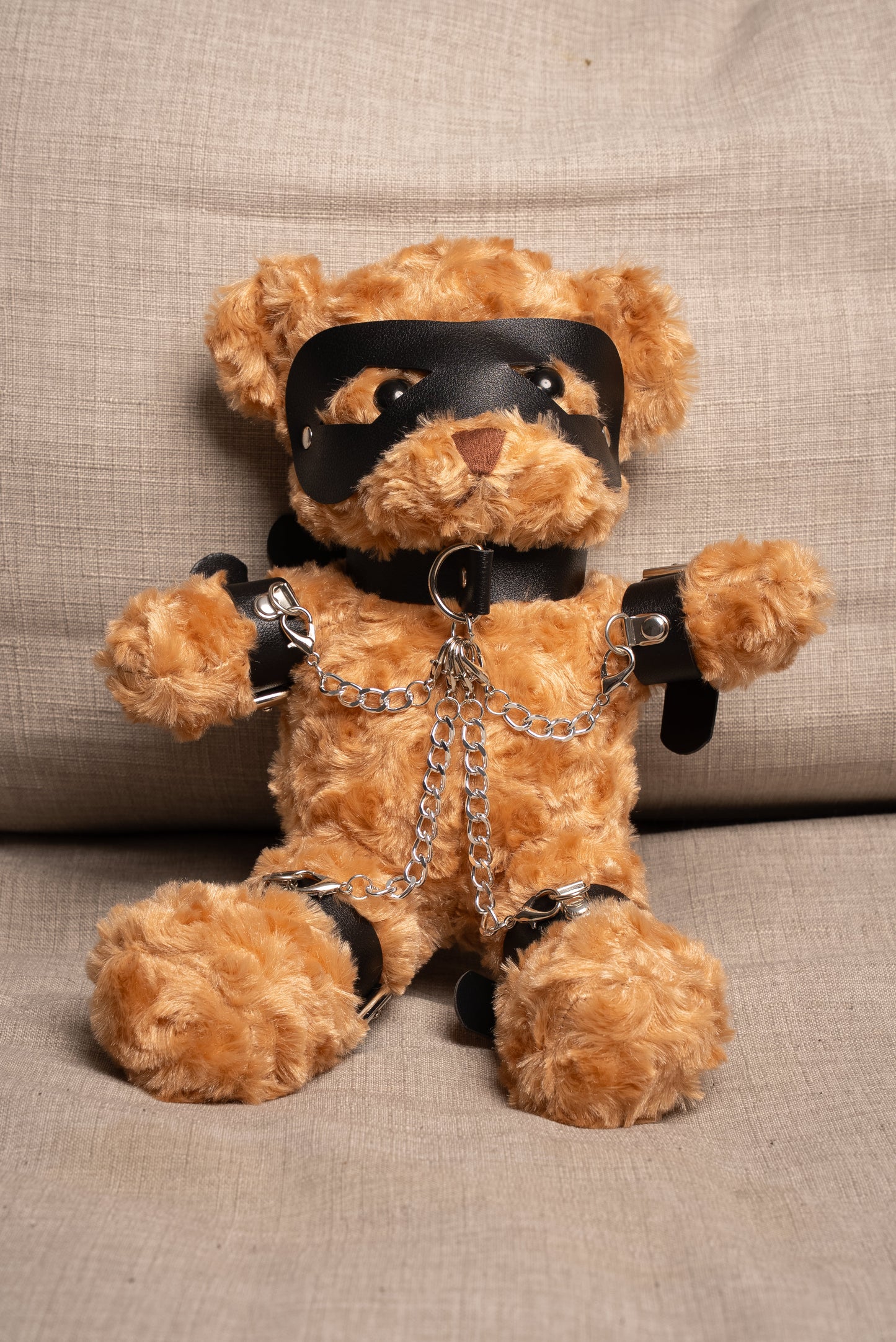 "Graham": The BDSM Teddy Bear (Brown)